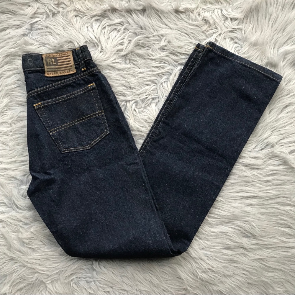 Polo by Ralph Lauren Women's Dark Indigo Boot Cut Jeans